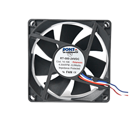 Cooler 80X80X25MM 24V Com Rolamento 3 Fios RT-080 14.106