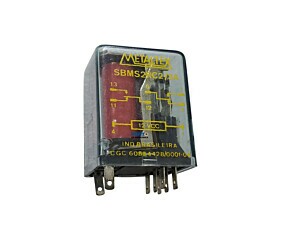 Relé SBMS2RC2/3A 12Vcc Metaltex