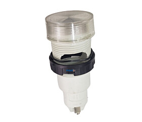 Sinaleiro Branco Encorpado Com Soquete Sem Aro 17230410 Schmersal