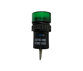 Sinalizador AD16-16E Ac Dc 110V Verde