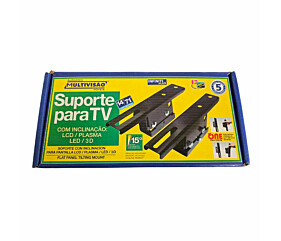 Suporte Universal Para Tv 19"-42" Com Inclinação STPA42 Preto Multivisão