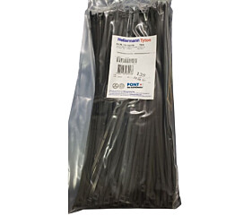 Abraçadeira T80I Preta 300mm x 4,7mm Hellermann