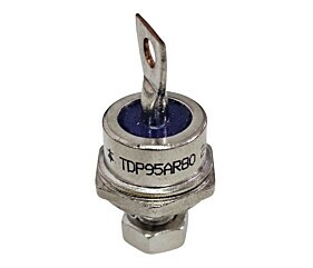 Diodo TDP95AR80 = 95PFR80 Anodo Rosca 1/4 Unf
