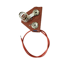 Terminal Para Pilha Baquelite Vermelho