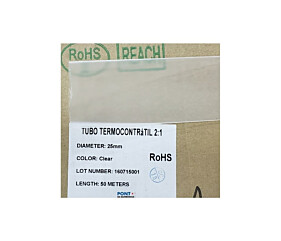 Termo Retrátil 25MM Transparente 