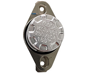 Termostato KSD301 250V 10A 160º Cerâmico 