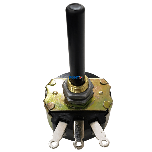 Potenciômetro de Fio 5K 4W 10% Eixo Plástico 37MM