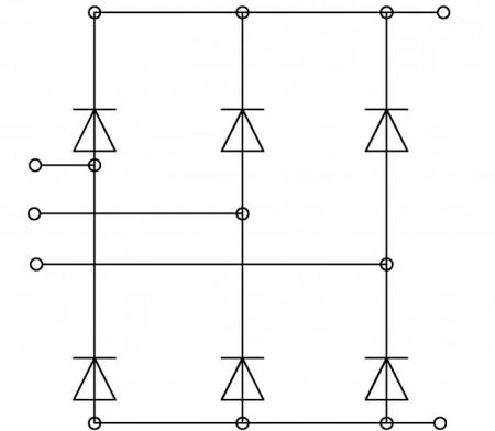 Ponte Retificadora Semikron SKD82/16